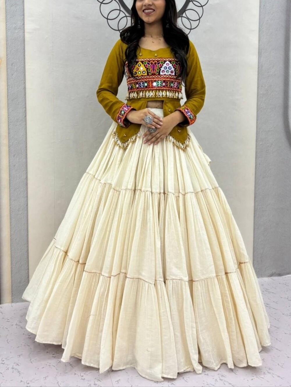 Lehenga Choli | Gujarati Navratri Chaniya Choli Embroidery Indian Clothes Garba